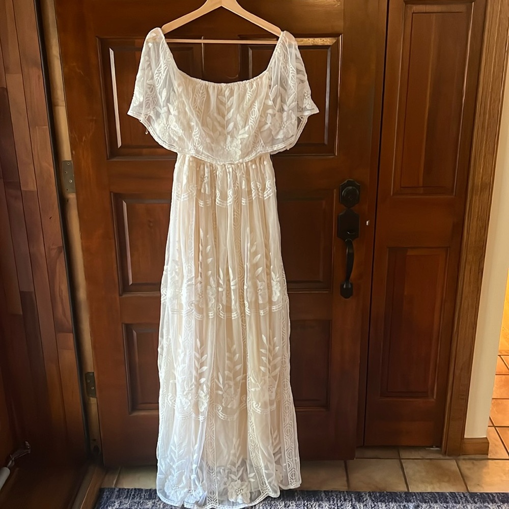 Baltic Born Leon Off-Shoulder Maxi Dress